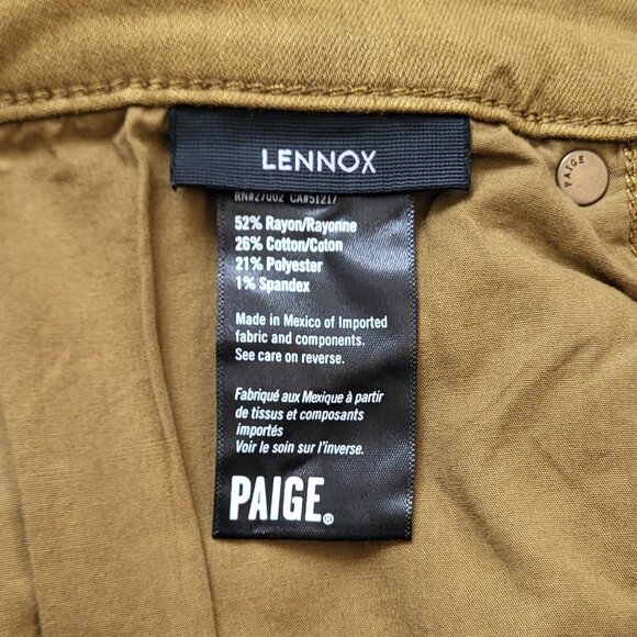 Paige Lennox Transcend Slim Jeans in Vintage High Tea Men's Size 33 - Picture 6 of 7